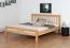 Doppelbett "Easy Premium Line" K8/1, 180 x 200 cm Buche Vollholz massiv Natur