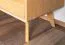 Drehtürenschrank / Kleiderschrank Eiche massiv natur Aurornis 05 - Abmessungen: 200 x 142 x 60 cm (H x B x T)