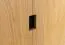 Vitrine Eiche massiv natur Aurornis 26 - Abmessungen: 166 x 96 x 40 cm (H x B x T)