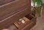 Kommode mit sechs Schubladen Engordany 02 | Buche Vollholz massiv | lackiert | Farbe: Walnuss | Maße: 90 x 140 x 39 cm | Soft-Close-Funktion | für Wohnzimmer