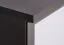 Jugendzimmer - Kommode Oskar 07, Farbe: Anthrazit / Weiß - 84 x 128 x 40 cm (H x B x T)