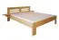 Jugendbett Buche massiv Vollholz natur 114, inkl. Lattenrost - Abmessung 180 x 200 cm