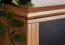 Regal "Lipik" 04, Farbe: Eiche / Schwarz, teilmassiv - Abmessungen: 150 x 120 x 36 cm (H x B x T)