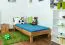 Eiche-Bett massiv | 90 x 200 cm | Eiche | Geölt Abbildung