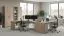 Schrank Cianjur 12, Farbe: Eiche / Weiß - Abmessungen: 209 x 80 x 40 cm (H x B x T)