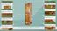 Schrank Kiefer Vollholz massiv Eichefarben 002 - Abmessung 190 x 47 x 60 cm (H x B x T)
