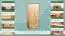 Kleiderschrank Holz natur 006 - Abmessung 190 x 80 x 60 cm (H x B x T)