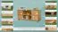 TV-Unterschrank Kiefer Vollholz massiv natur 002 - Abmessung 55 x 118 x 47 cm (H x B x T)