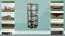 Regal / Eckregal Kiefer massiv Vollholz Nussfarben 006 - Abmessung 163 x 74 x 60 cm (H x B x T)