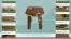 Hocker Massivholz