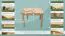 Tisch Kiefer massiv Vollholz natur 002 (eckig) - Abmessung 100 x 100 cm (B x T)