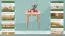 Tisch Kiefer massiv Vollholz natur 002 (eckig) - Abmessung 70 x 70 cm (B x T)