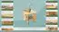 Couchtisch Kiefer massiv Vollholz natur 005 – Abmessung 60 x 65 x 65 cm (H x B x T)