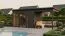 Gartenlaube | Anthrazit | Anbaudach | inkl. großem Panoramafenster | Grundfläche: 13,08 m² | inkl. Fußboden | Poolhaus | Flachdach | Elementbauweise | Sonnenglück 02