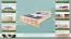 Jugendbett Kiefer massiv Vollholz natur 65C, inkl. Lattenrost -180 x 200 cm (B x L)