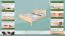 Jugendbett Kiefer massiv Vollholz natur 69, inkl. Lattenrost - 160 x 200 cm (B x L)