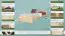 Kinderbett / Jugendbett Kiefer massiv Vollholz natur 78, inkl. Lattenrost - 100 x 200 cm (B x L)