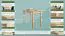 Tisch Kiefer massiv Vollholz natur Junco 227C (eckig) - 110 x 60 cm (B x T)