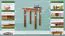 Tisch Kiefer massiv Vollholz Eichefarben Rusikal Junco 233A (eckig) - 60 x 60 cm (B x T)
