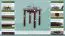 Tisch Kiefer massiv Vollholz Walnussfarben Junco 234B (rund) - Durchmesser 80 cm