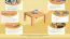 Couchtisch Wooden Nature 120 Kernbuche massiv - 80 x 80 x 45 cm (B x T x H)