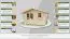 Gartenhaus R14 - 44 mm Blockbohlenhaus, Grundfläche: 15,80 m², Satteldach