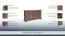 Kommode Sentis 05, Farbe: Dunkelbraun - 97 x 168 x 46 cm (H x B x T)