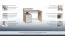 Schreibtisch Palpala 09, Farbe: Eiche Sonoma / Weiß - 75 x 113 x 56 cm (H x B x T)