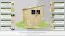 Gartenhaus Wels -  2,65 x 1,90 Meter aus 19 mm Blockbohlenhaus