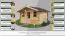 Holz-Gartenhaus 2,98 x 3,98 Meter (inkl. Dach) | Naturbelassen | Satteldach | 44 mm Blockbohlen-Haus Abbildung