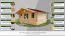 Holz-Gartenhaus 4,98 x 7,98 Meter (inkl. Dach) | Naturbelassen | Satteldach | 44 mm Blockbohlen-Haus Abbildung