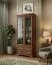 Vitrine Sentis 14, Farbe: Dunkelbraun - 193 x 88 x 40 cm (H x B x T)