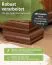 Vitrine Sentis 14, Farbe: Dunkelbraun - 193 x 88 x 40 cm (H x B x T)