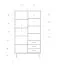 Schrank Kumeu 62 Wildeiche massiv geölt - Abmessungen: 176 x 97 x 45 cm (H x B x T)