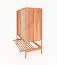 Vorzimmerschrank Wellsford 42 Kernbuche massiv geölt - Abmessungen: 150 x 108 x 46 cm (H x B x T)