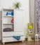 Schrank Kiefer Vollholz massiv weiß lackiert 013 - Abmessung 139 x 90 x 42 cm (H x B x T)