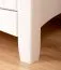 Vitrine Kiefer Vollholz massiv weiß Lagopus 115 - Abmessungen: 200 x 150 x 40 / 50 cm (H x B x T)