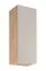 Küchenhängeschrank | 1 Drehtür | Farbe: Eiche Puccini / Beige | Soft-Close Funktion | 3 Fächer | 40 x 32 x 100 cm | schmal | Türanschlag: Rechts