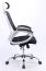 Drehstuhl Tamest 57, Farbe: Schwarz / Silber  - Abmessungen: 117 - 127 x 66 x 65 cm (H x B x T)