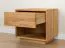 Nachtkommode | Massivholz | Eichenholz geölt | Push-to-open Funktion | 1 Schublade | 1 offenes Fach | 50 x 39 x 45 cm | Soft-Close Funktion