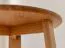 Runder Couchtisch Verzee 02, geölte Oberfläche, aus massiven Eichenholz, Maße: 39 x 61 x 61 cm, drei Standbeine, klassisch und zeitlos