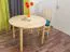 Runder Tisch Kiefernholz
