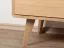 Schrank Eiche massiv natur Aurornis 01 - Abmessungen: 200 x 50 x 60 cm (H x B x T)