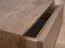 Nachtkästchen Tabak 04 | Soft-Closing System | 1 Schublade | 1 offenes Fach | Farbe: Eiche Tabak | 50 x 35 x 35 cm | push to open | Massivholz