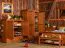 Schrank Jabron 02, Kiefer massiv Vollholz, Farbe: Kiefer - 142 x 130 x 50 cm (H x B x T)