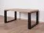 Couchtisch "Prizren" 02, Eiche Artisan / Mattschwarz, 105 x 60 x 50 cm, geeignet als Beistelltisch für Wohnzimmer, Schlafzimmer, Kinderzimmer, Jugendzimmer