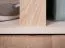 Schlichter Kleiderschrank Fricourt 03, Beige / Eiche hell, 195 x 90 x 50 cm, mit 7 Fächern und 1 Kleiderstange, ABS-Kanten, hochwertig verarbeitet