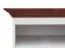 TV-Unterschrank Gyronde 10, Kiefer massiv Vollholz, Farbe: Weiß / Walnuss - 53 x 167 x 53 cm (H x B x T)