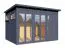 Holz-Gartenhütte 2,65 x 3,59 Meter (inkl. Dach) | Anthrazit | Abbildung