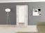 1 Meter breiter Kleiderschrank mit 2 Türen | Farbe: Weiß Abbildung